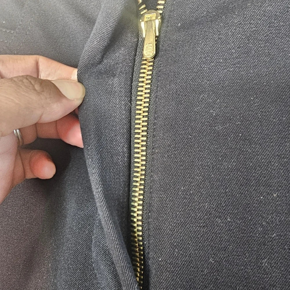 John Sport By Marie Gray Black Straight Leg Pants Size 6 - Picture 11 of 12